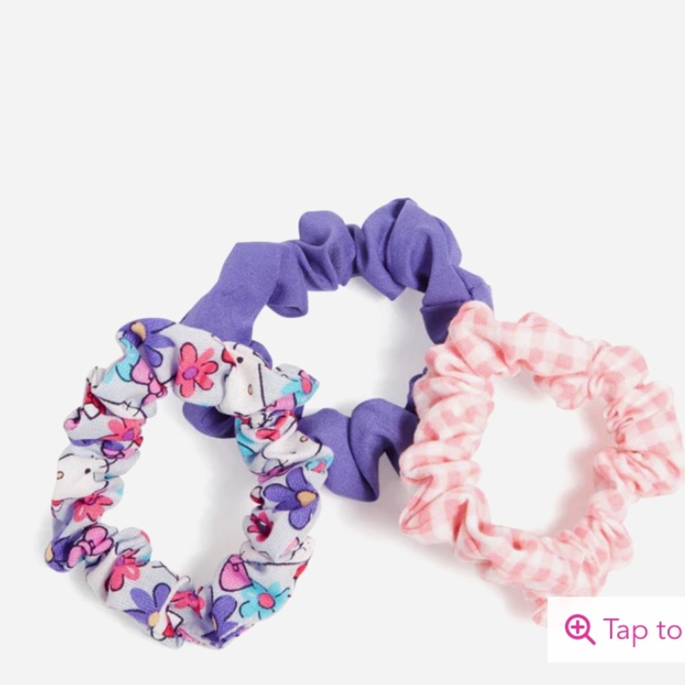 🎀NWT Vera Bradley x Hello Kitty🎀 Limited Edition Scrunchies Set of 3